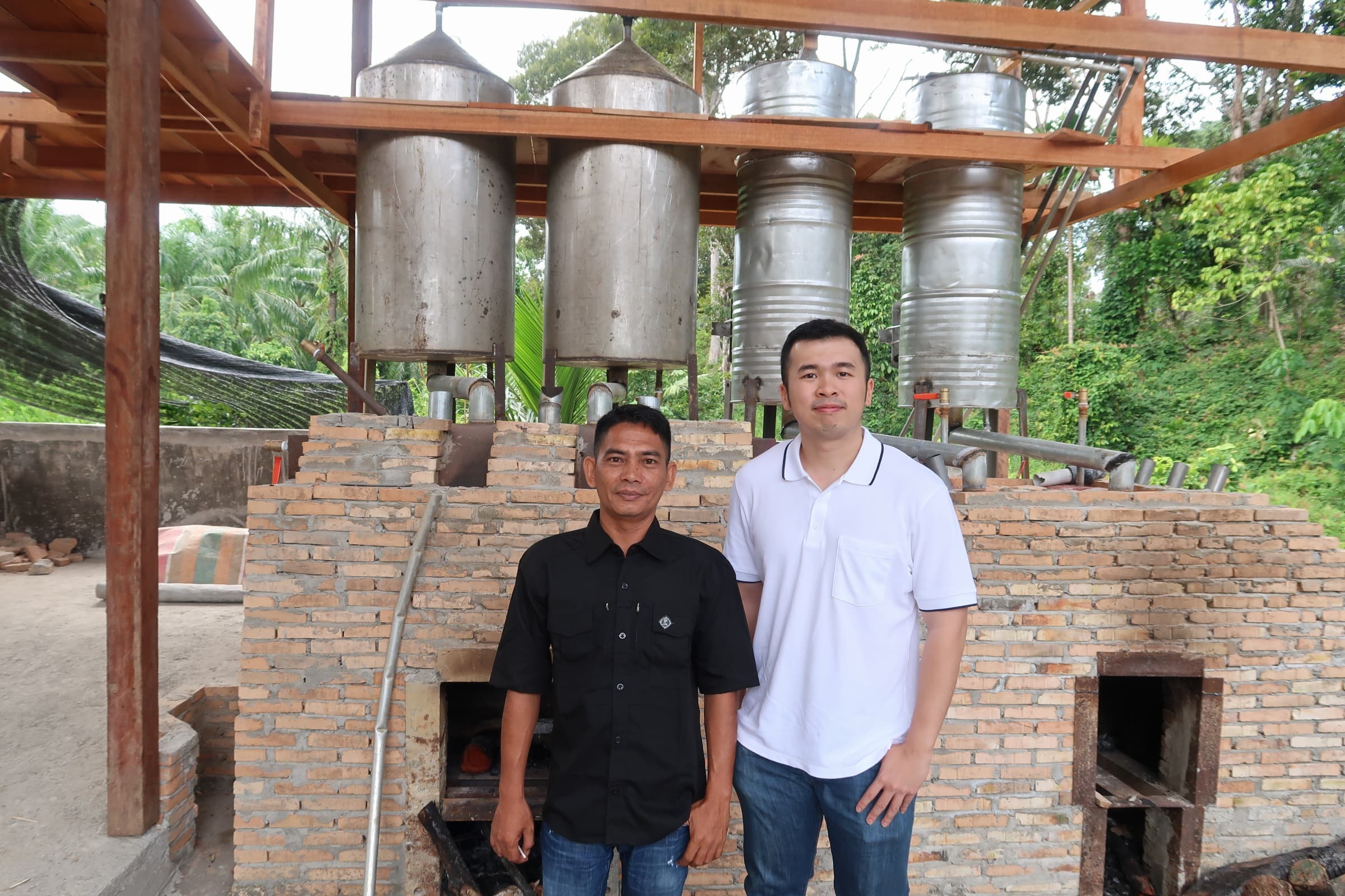 Distillery visit with supplier